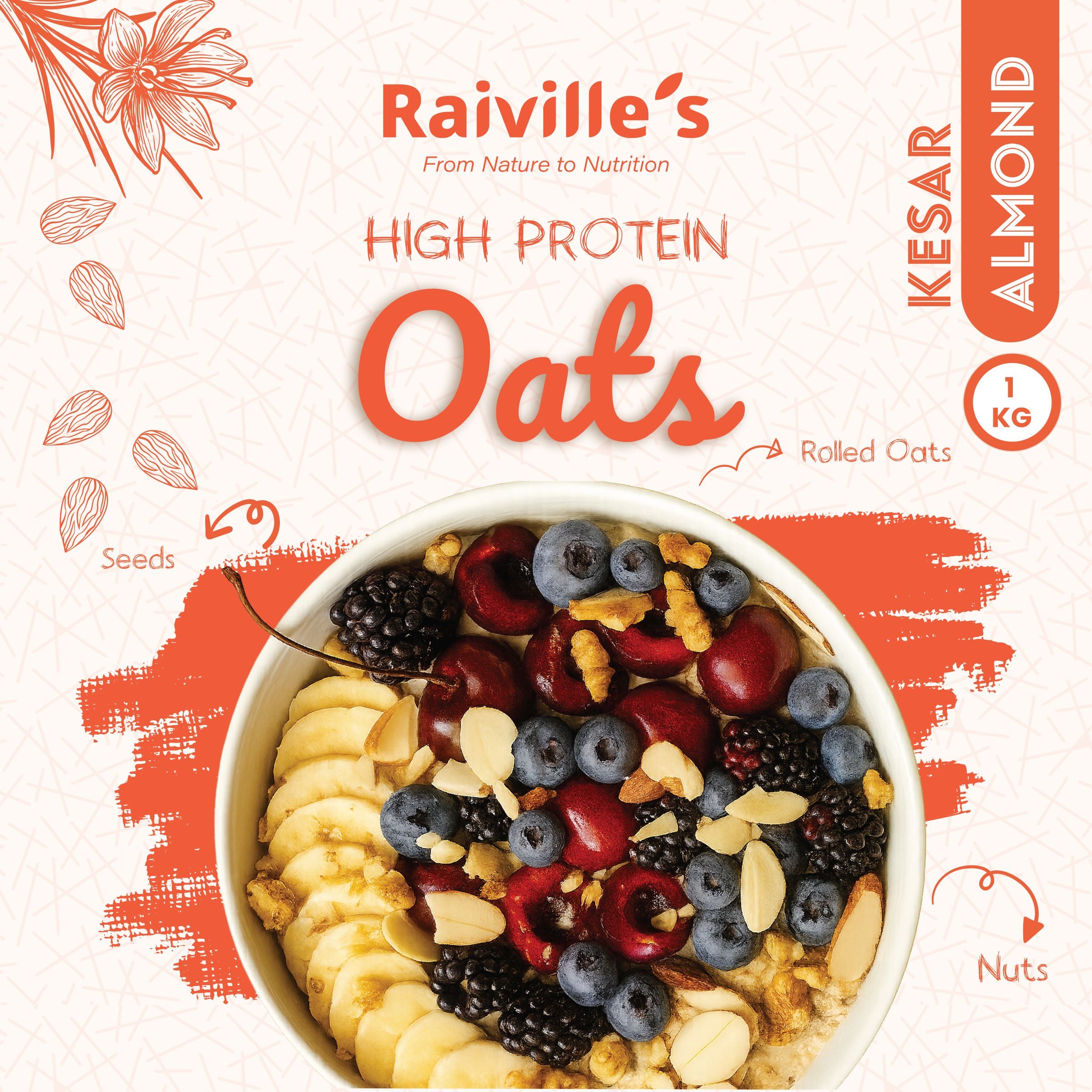 Kesar Almond Oats
