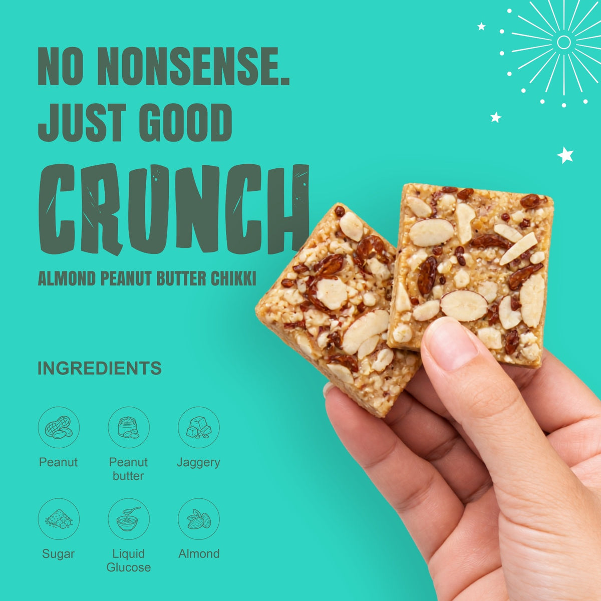 Almond Peanut Butter Bar (Pack of 2)